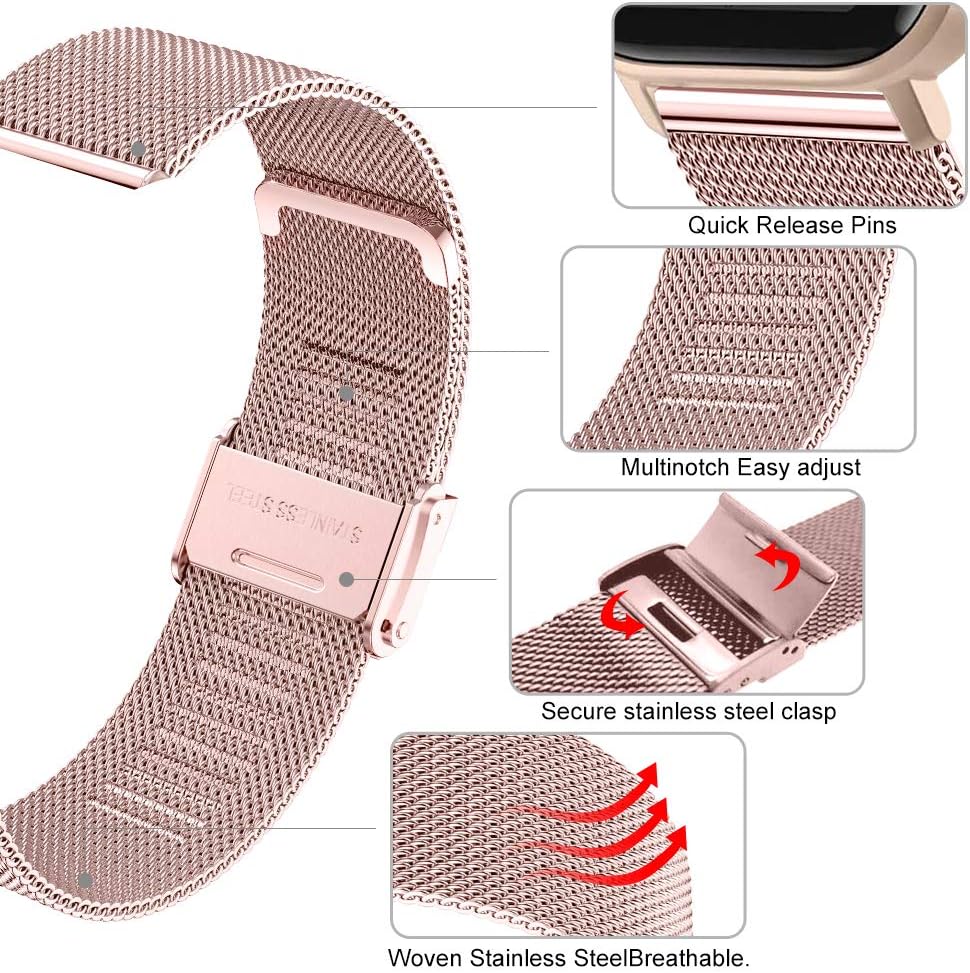 Cinturino per Amazfit GTS in Acciaio Inossidabile 20mm - immagine 3