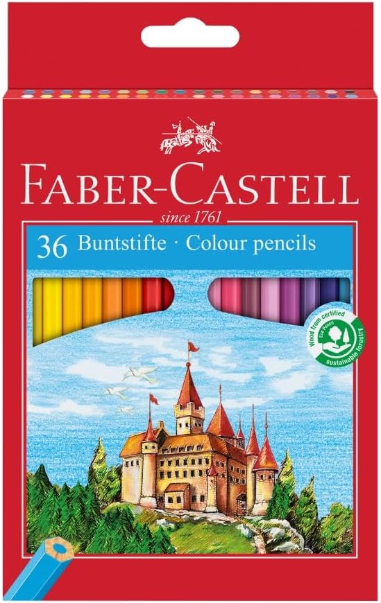 Faber-castell Hexagonal-Buntstifte ECO, 36er Kartonetui - immagine 1