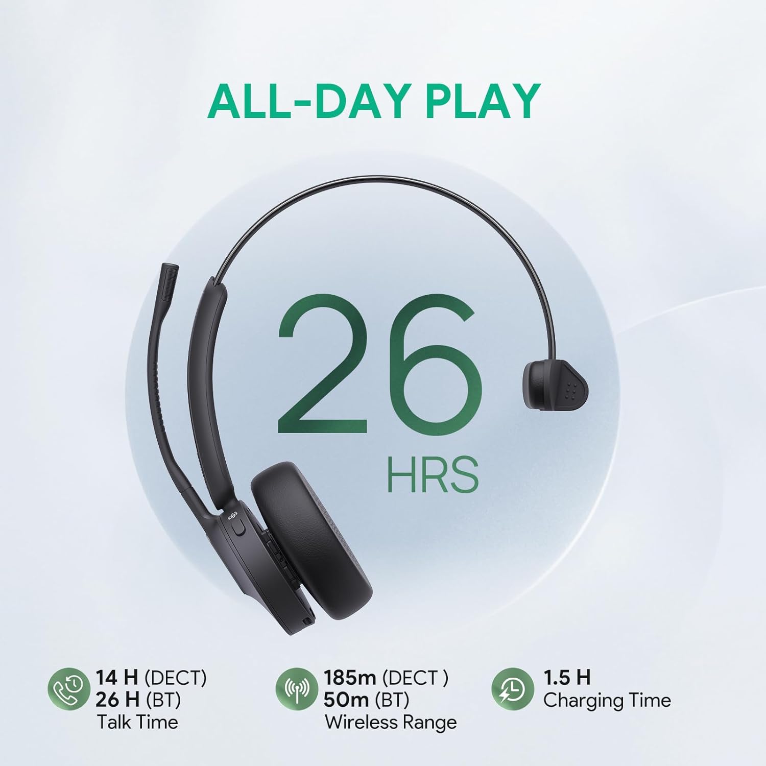 Yealink WH64 - Cuffie Wireless DECT e Bluetooth - immagine 5