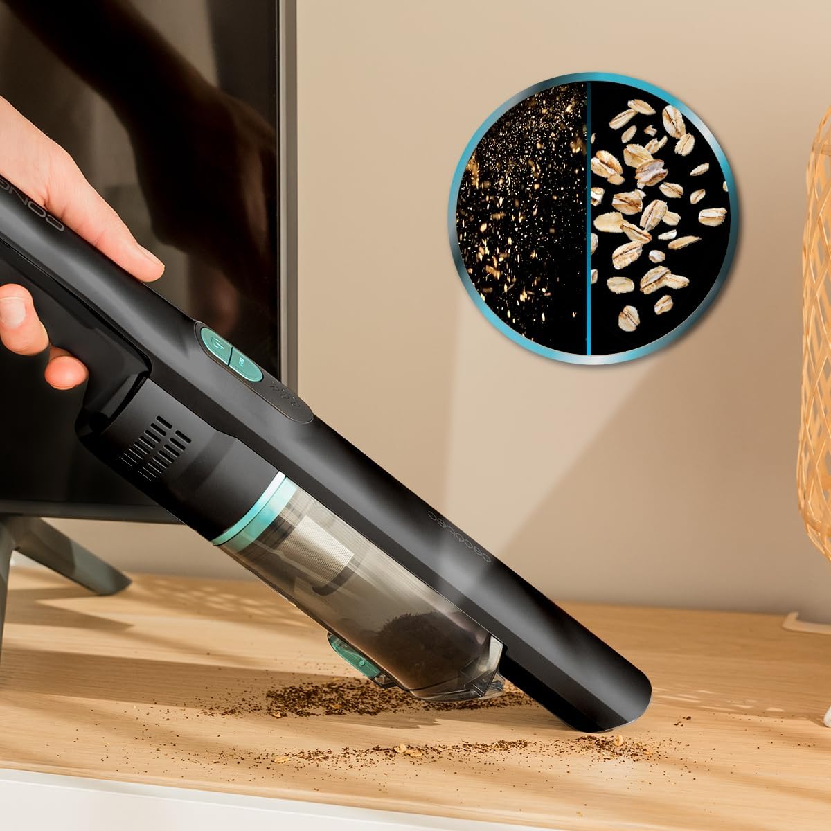 Cecotec Conga Rockstar Micro + Animal - Aspirapolvere Portatile - immagine 8