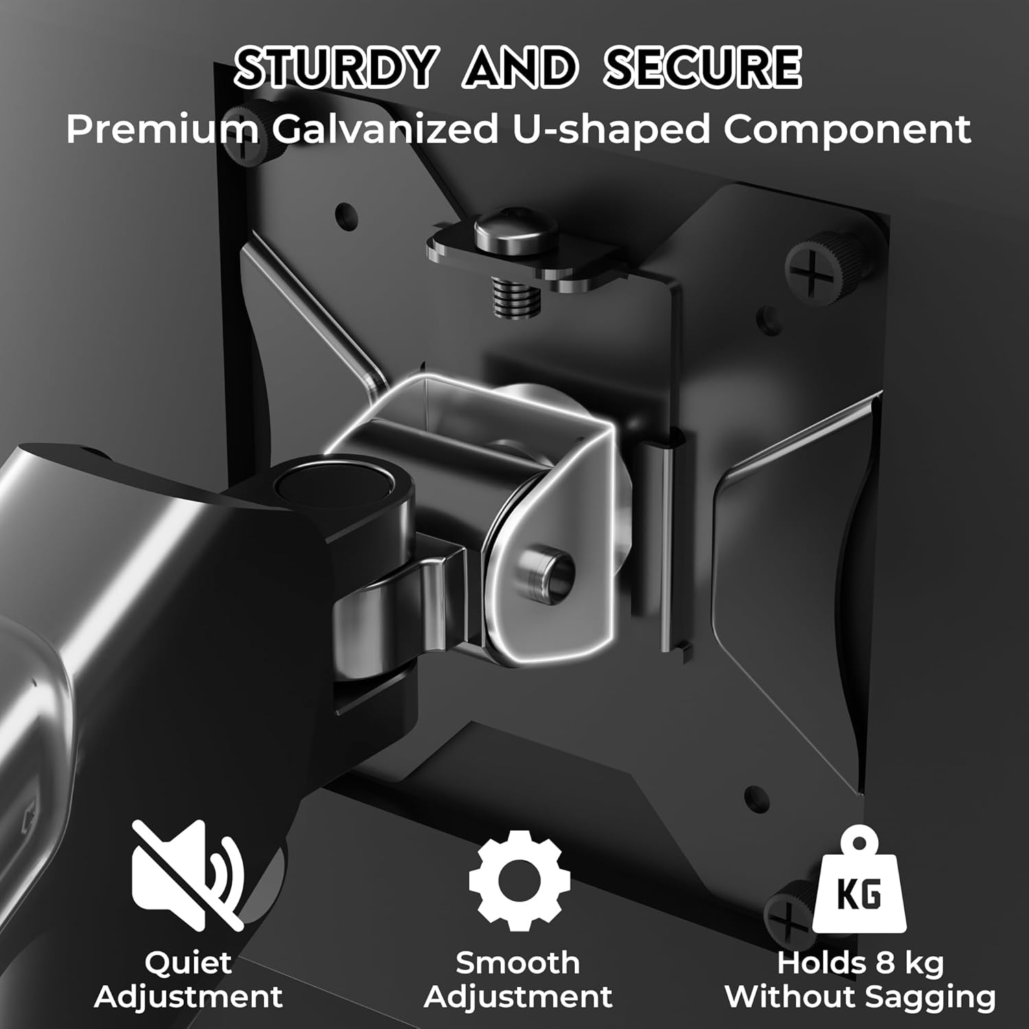 Bontec Supporto Monitor Muro 13-42 Pollici - immagine 3