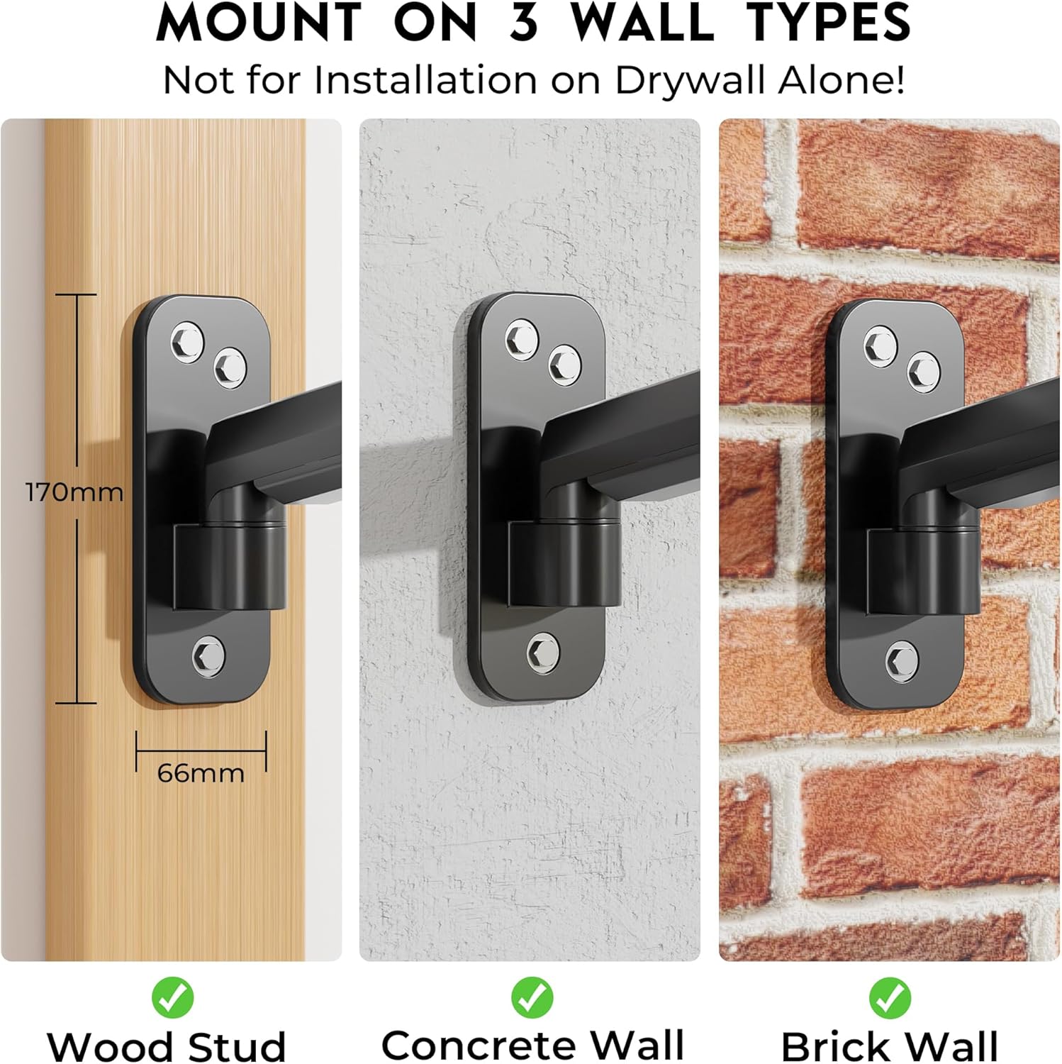 Bontec Supporto Monitor Muro 13-42 Pollici - immagine 7