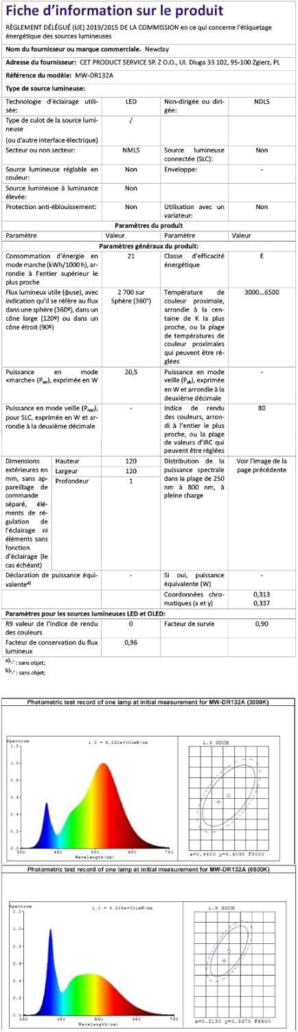 Newday Ventilatore da Soffitto 107cm Argento e Legno - immagine 11