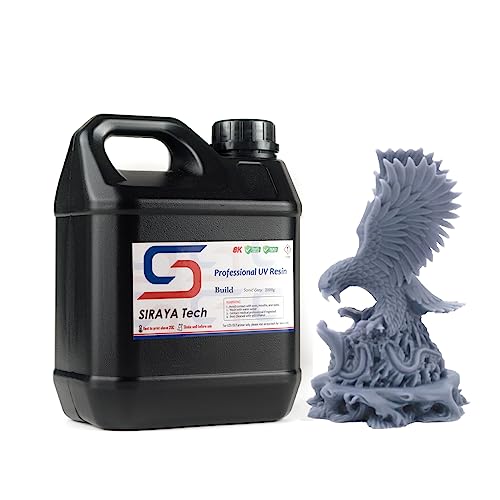 Siraya Tech Build Resina per Stampante 3D 1kg, Grigio Sonic