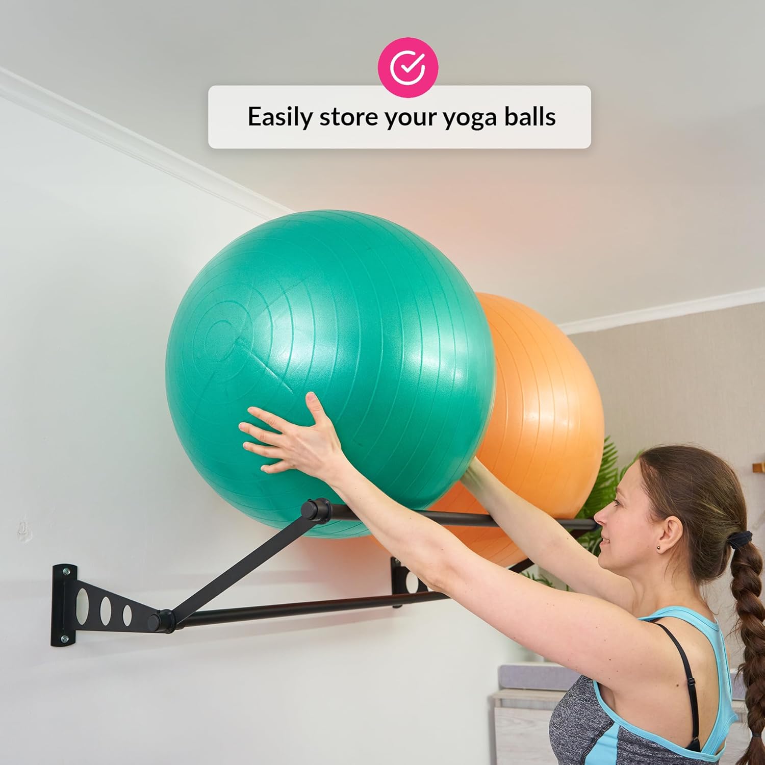 Supporto a Parete per Palla da Ginnastica - immagine 6