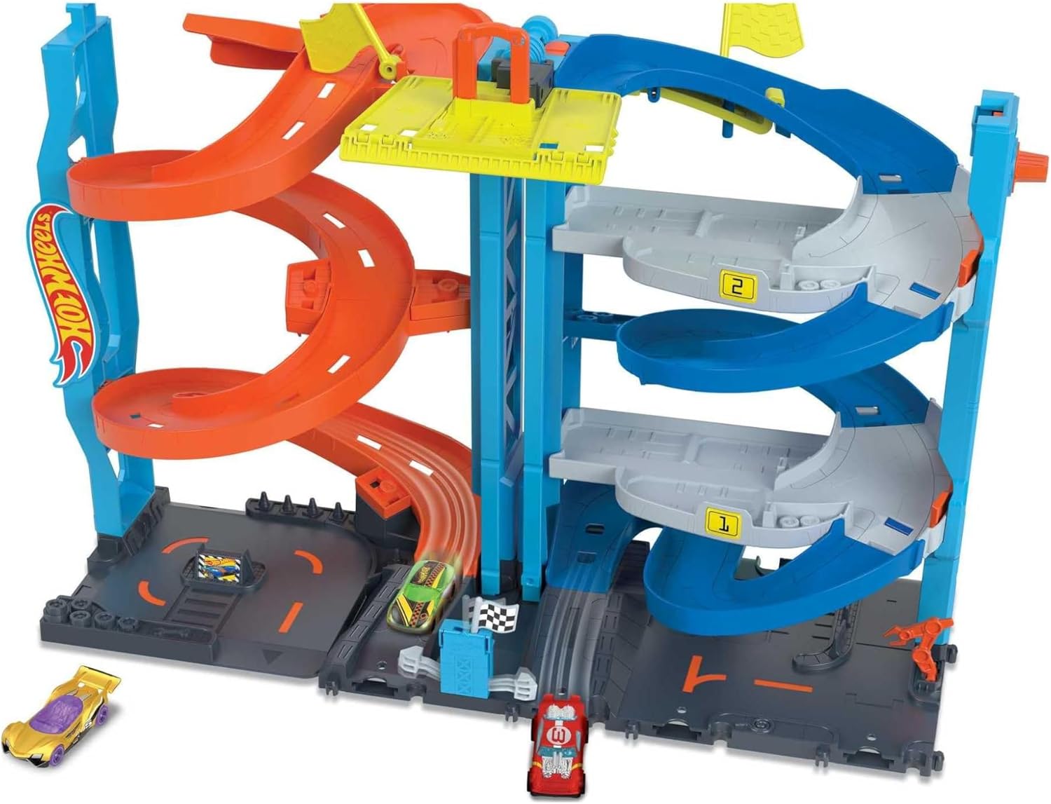 Hot Wheels City Playset con Pista e 1 Macchinina HKX43 - immagine 1