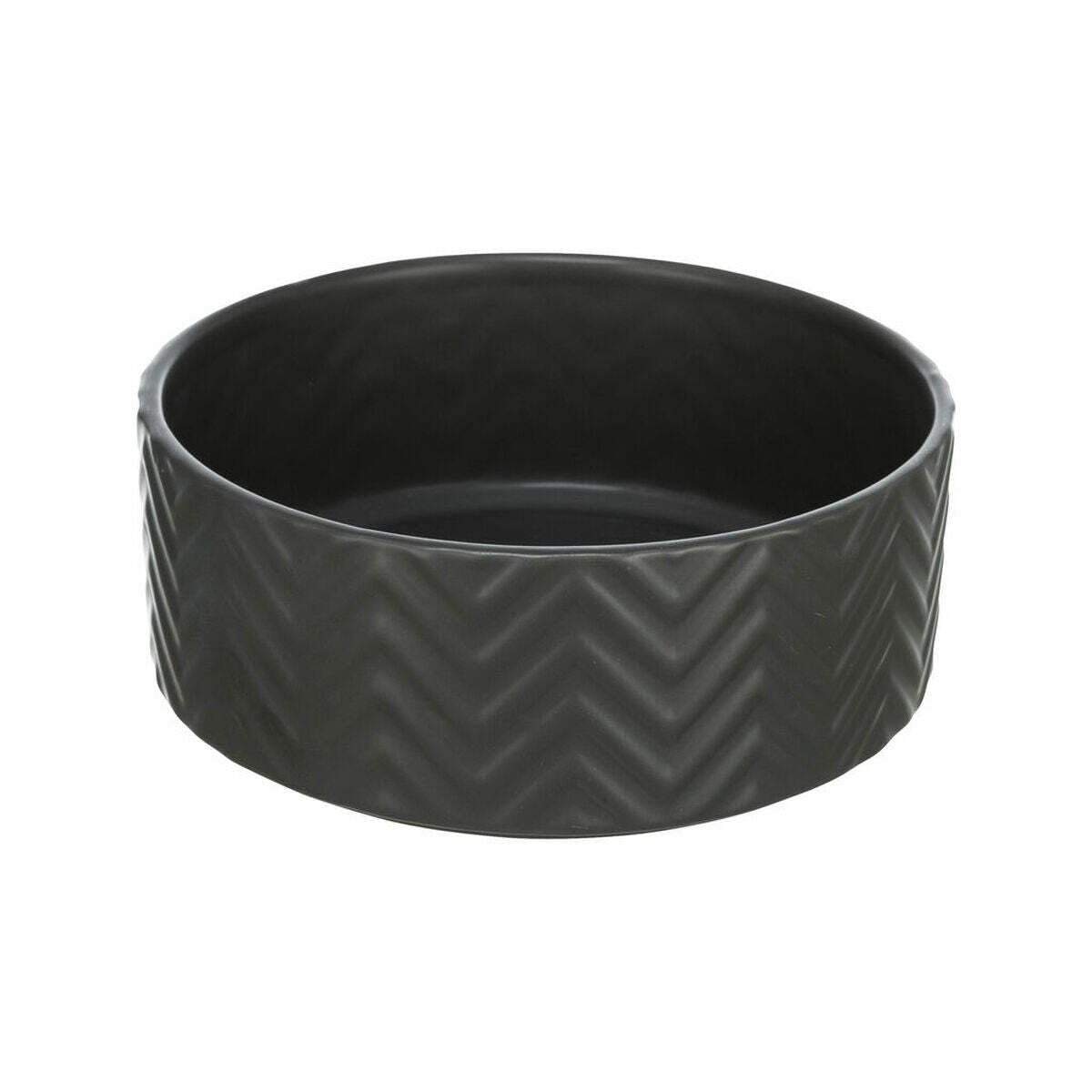 TRIXIE 25021, ciotola in ceramica, 0,9 l/ 16 cm, colore: nero
