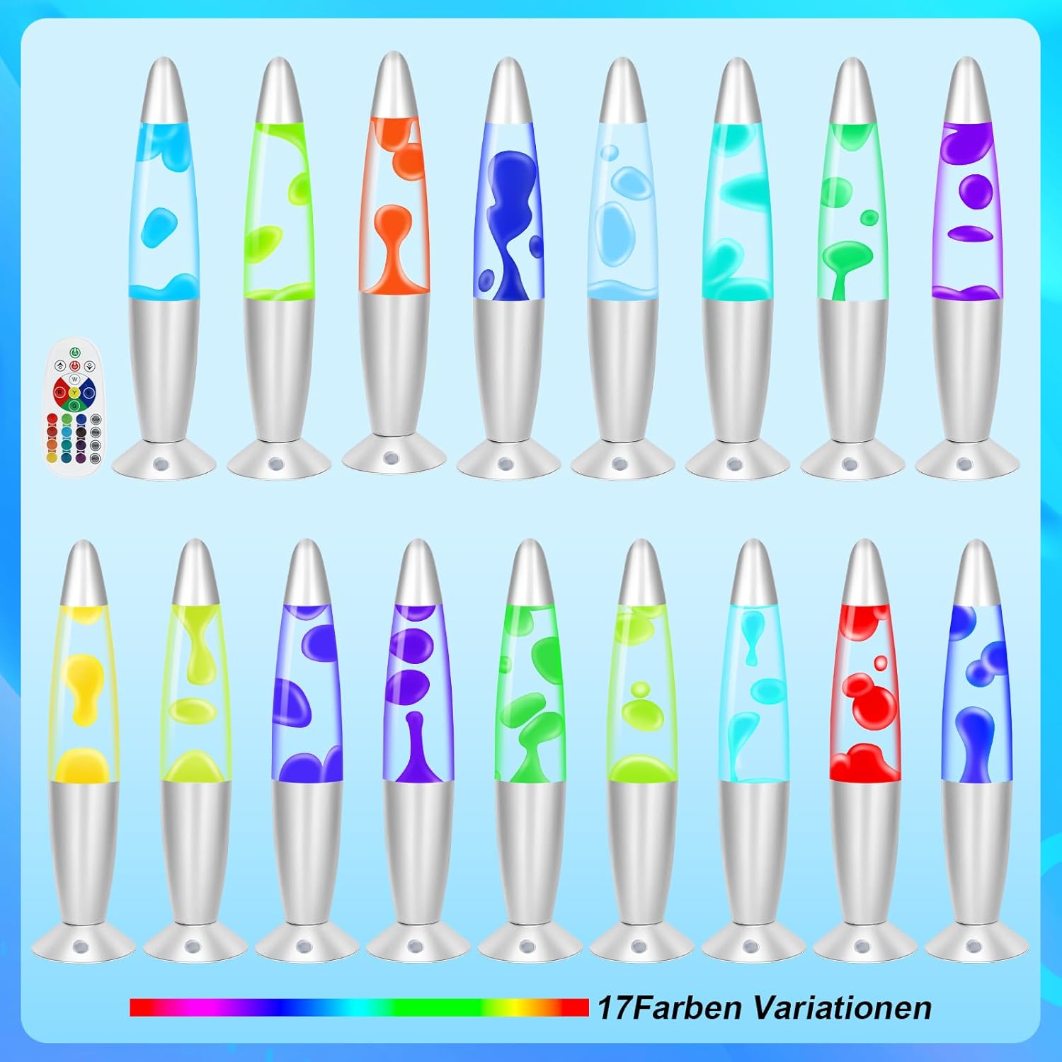 FBSPORT Lavalamp Lampada - 17 Cambiamento Colore - immagine 2