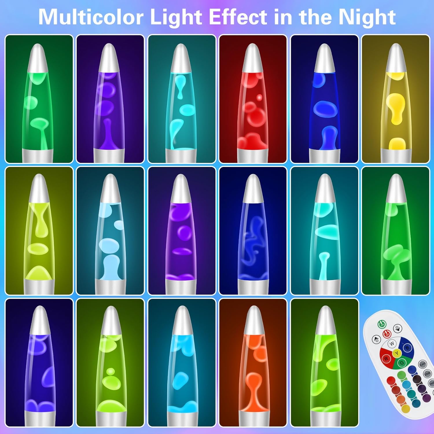 FBSPORT Lavalamp Lampada - 17 Cambiamento Colore - immagine 7