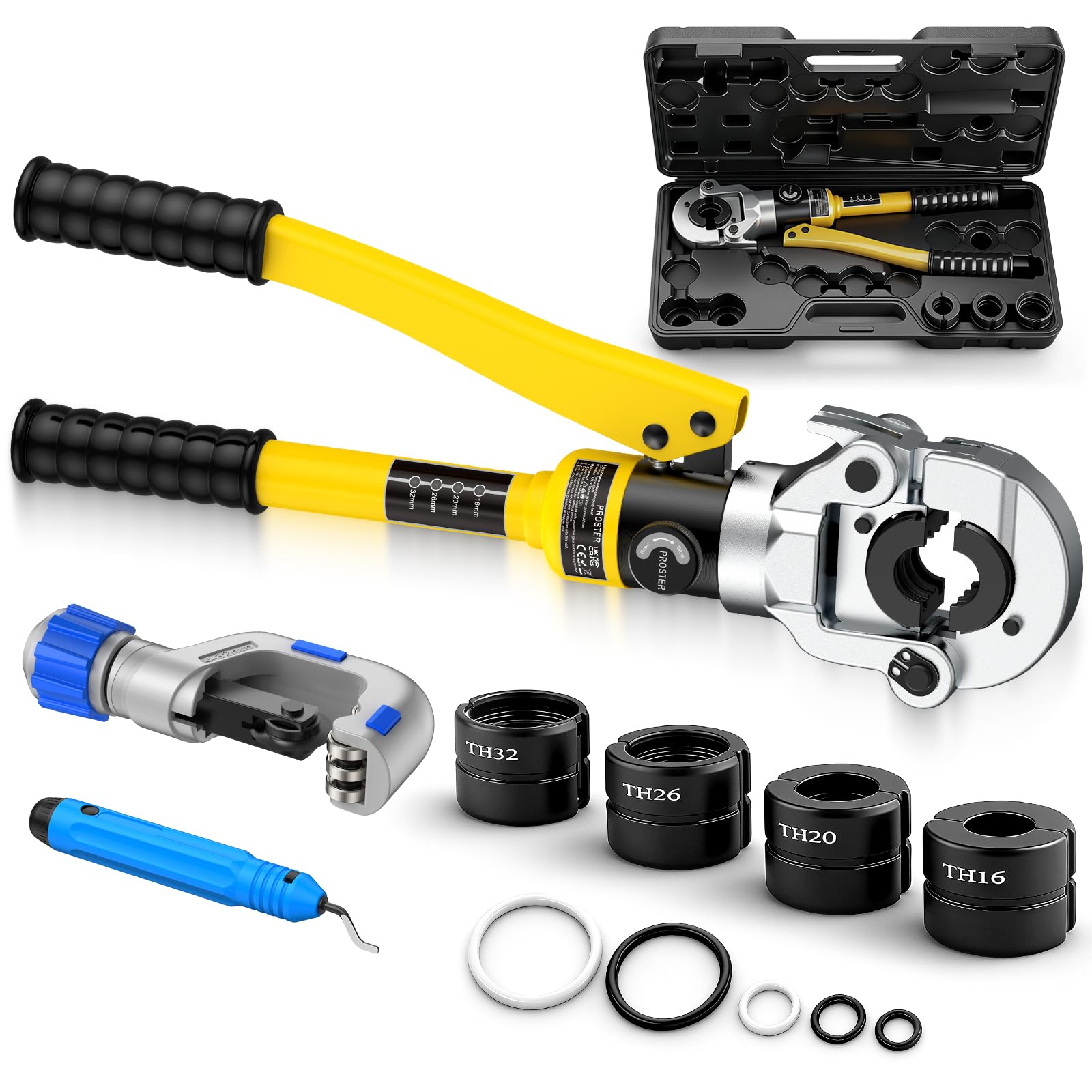 Proster Pinza Idraulica a Pressione 8 Tonnellate