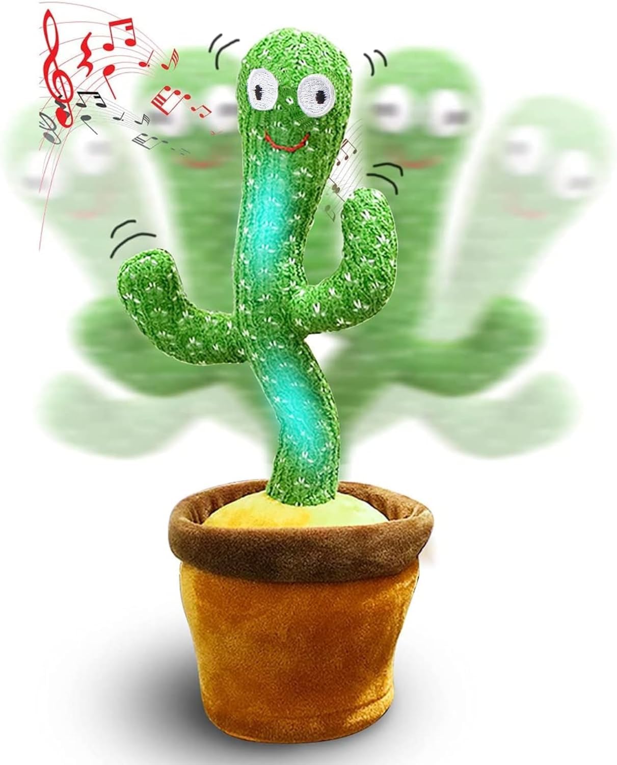 SQUADO Cactus di Peluche Danzante e Parlante