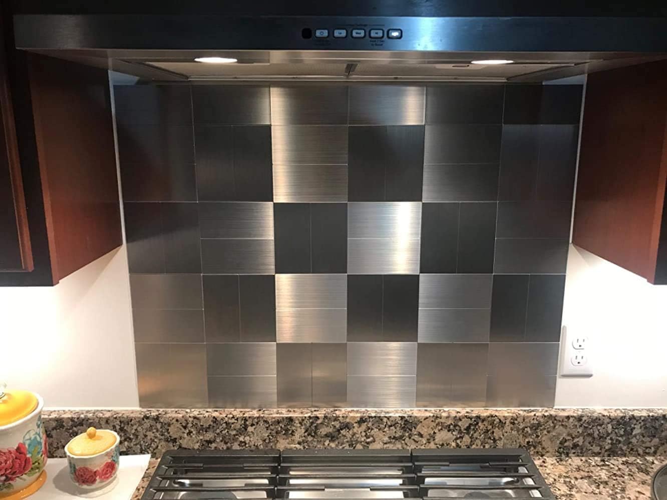 Yipscazo Piastrelle Adesive per Paraschizzi Cucina - immagine 2