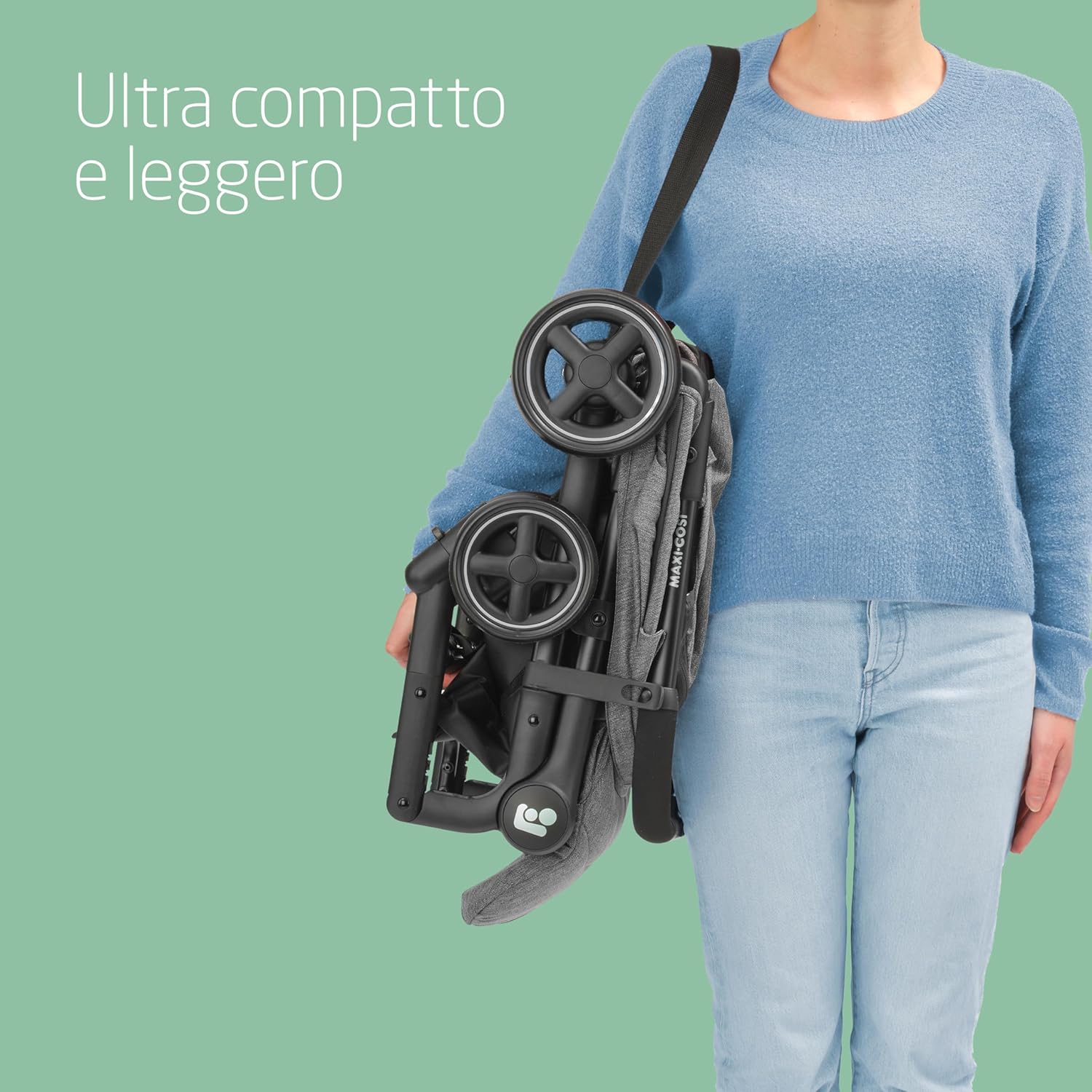 Maxi-cosi Lara2 Passeggino Leggero da Viaggio, Select Grey - immagine 2