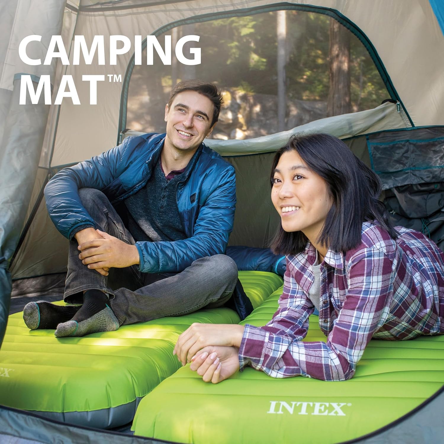 Intex Premaire Dura-Beam Camping Mat w/ USB150 - immagine 2