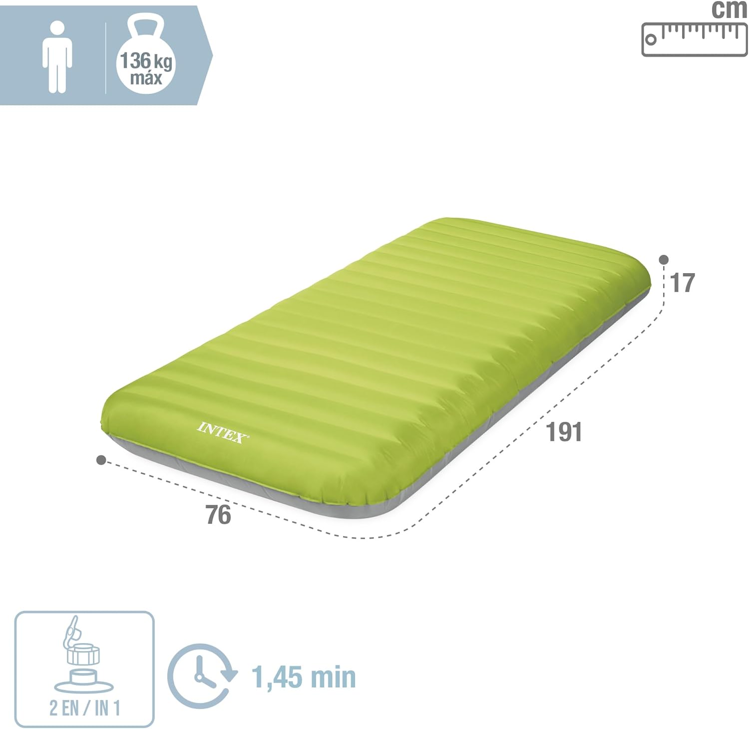 Intex Premaire Dura-Beam Camping Mat w/ USB150 - immagine 4