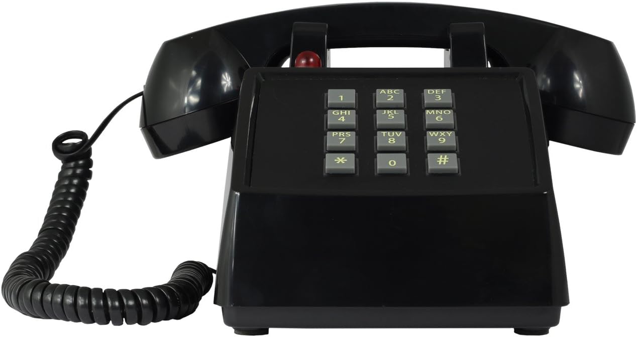 Opis Technology PushMeFon Mobile 4G - Telefono da Tavolo Retrò, Nero - immagine 2