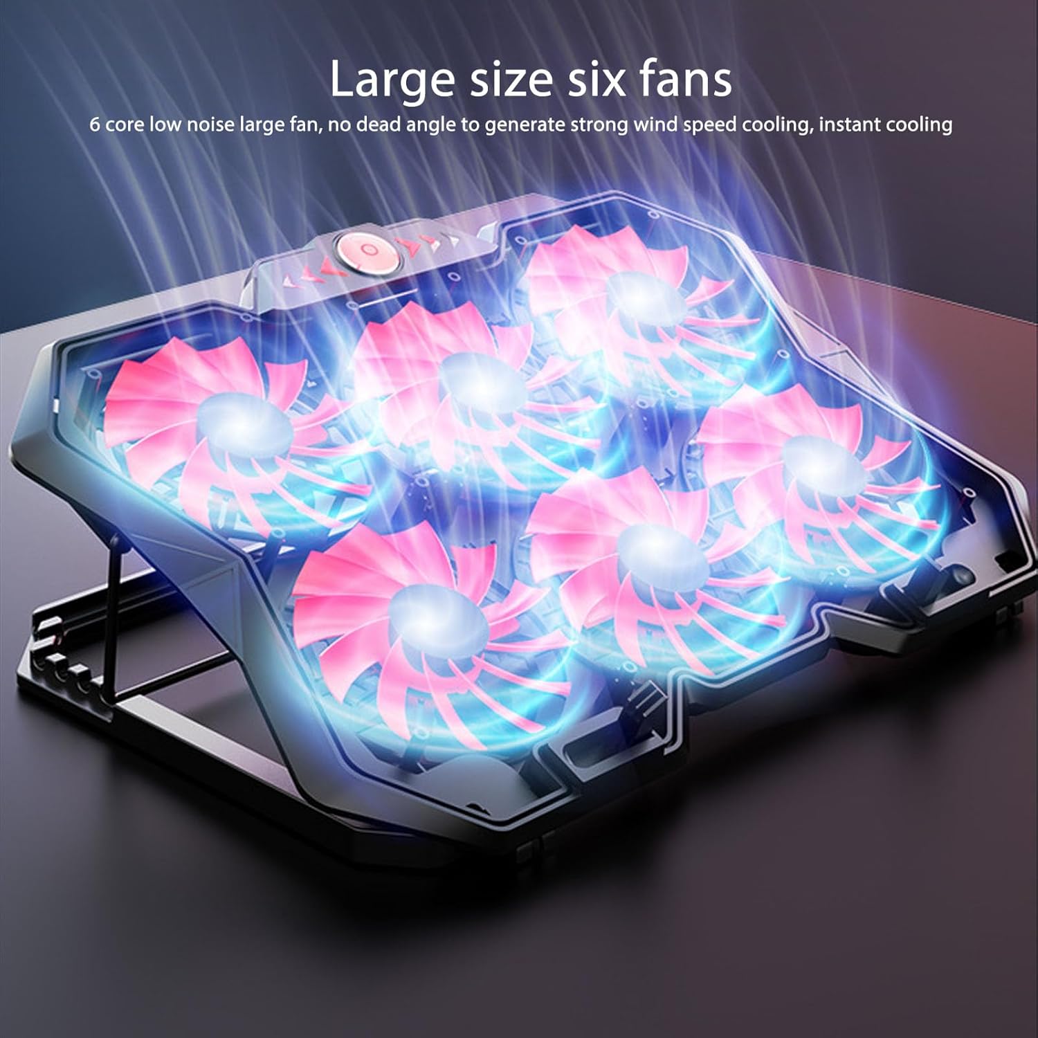 Tosuny Tappetino Raffreddamento Notebook RGB - immagine 2