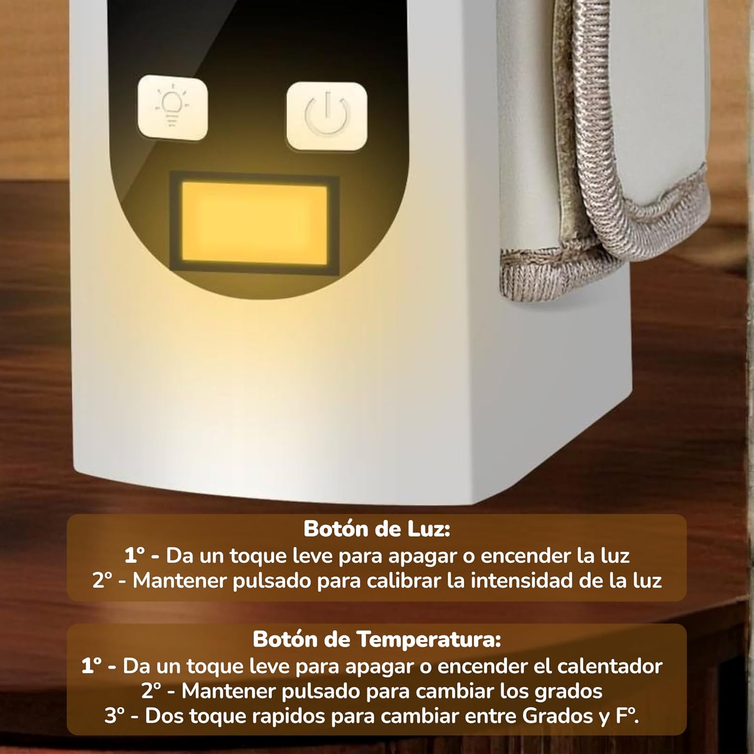 Scaldabiberon Portatile 9000 mAh con Schermo - immagine 4