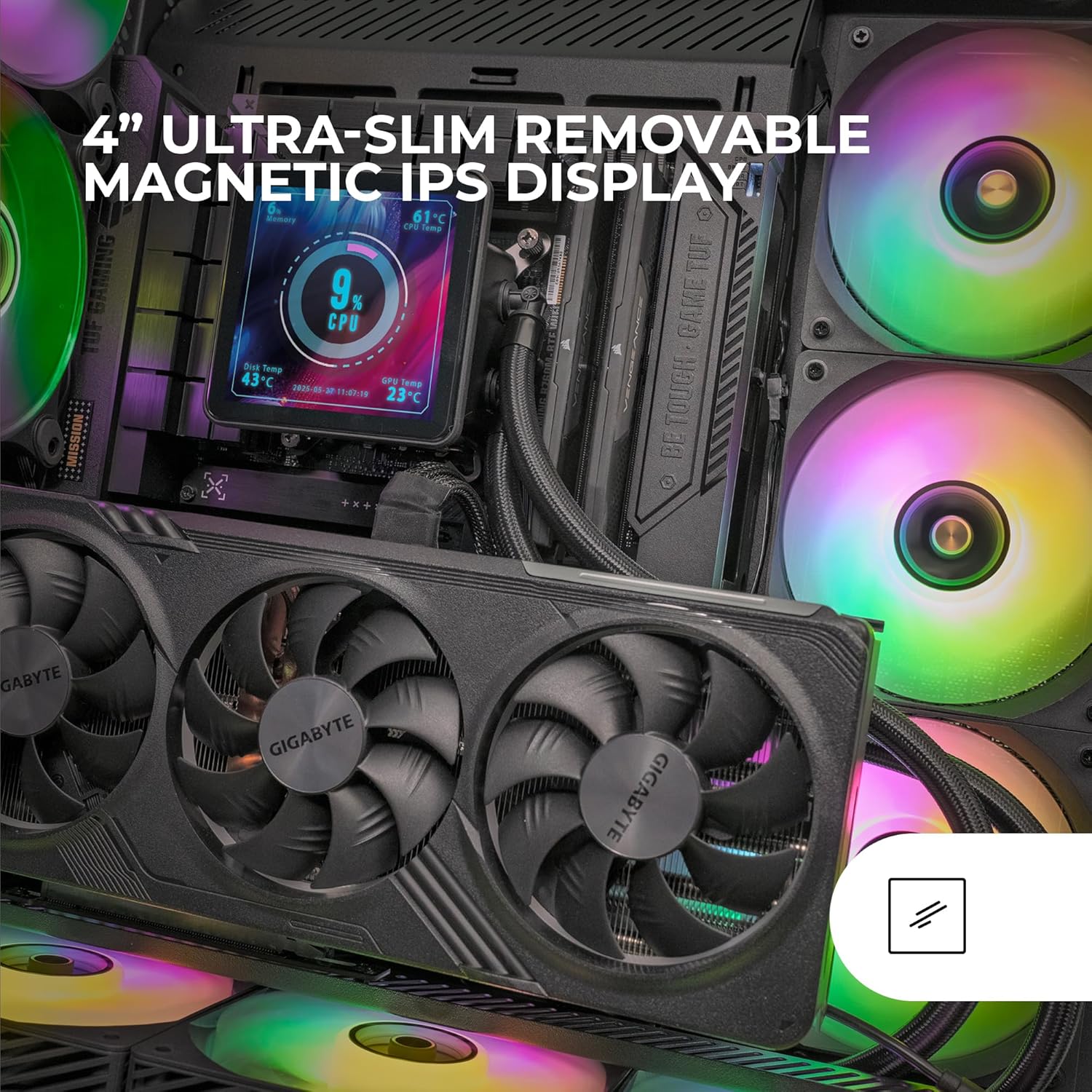 Mars Gaming ML-VISIONPRO360 - Raffreddamento a Liquido AIO, Nero - immagine 3