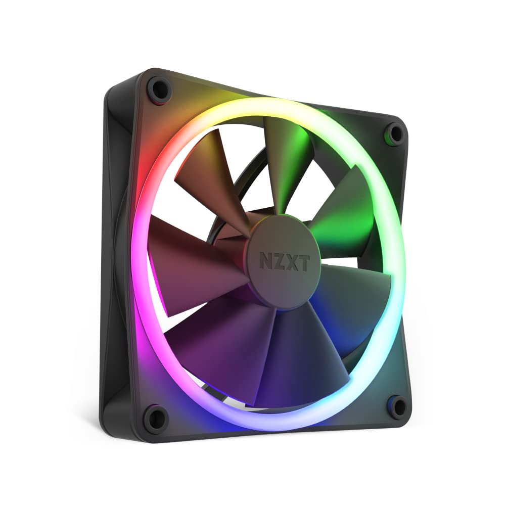 Nzxt F120 RGB Fans - Tripla Ventola 120mm, Nero