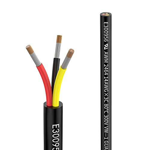 Filo 14AWG 3x2mm² Cavo Prolunga 20 Metri