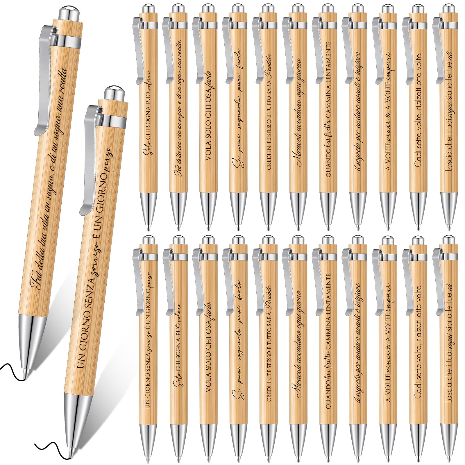 Sinmoe 24 Penne Motivazionali in Italiano