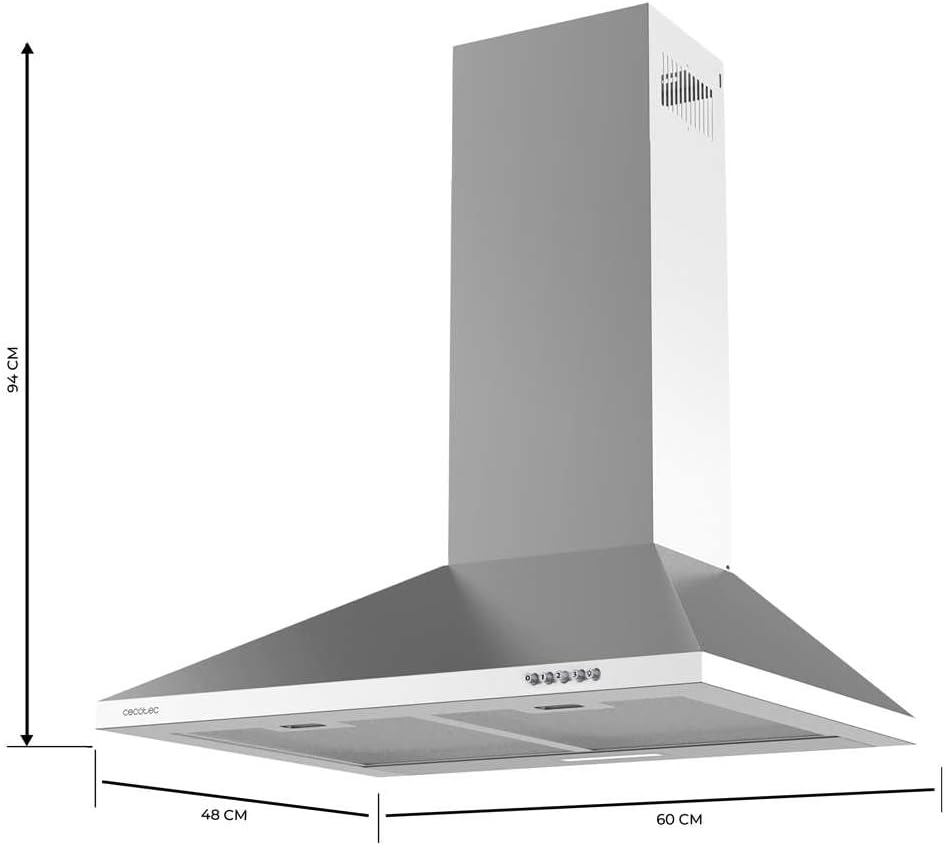 Cecotec Cappa Aspirante Flux PM 604300 Inox 60 cm - immagine 2