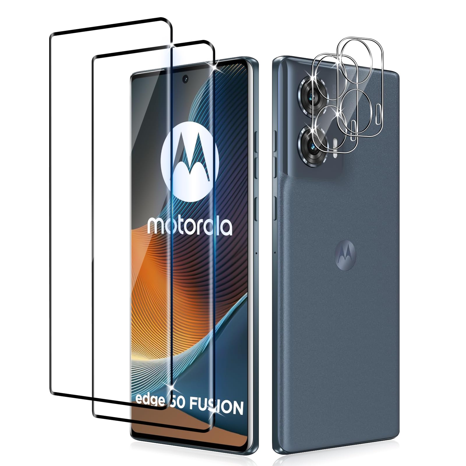 Liilaa Vetro Temperato per Motorola Moto Edge 50 Fusion