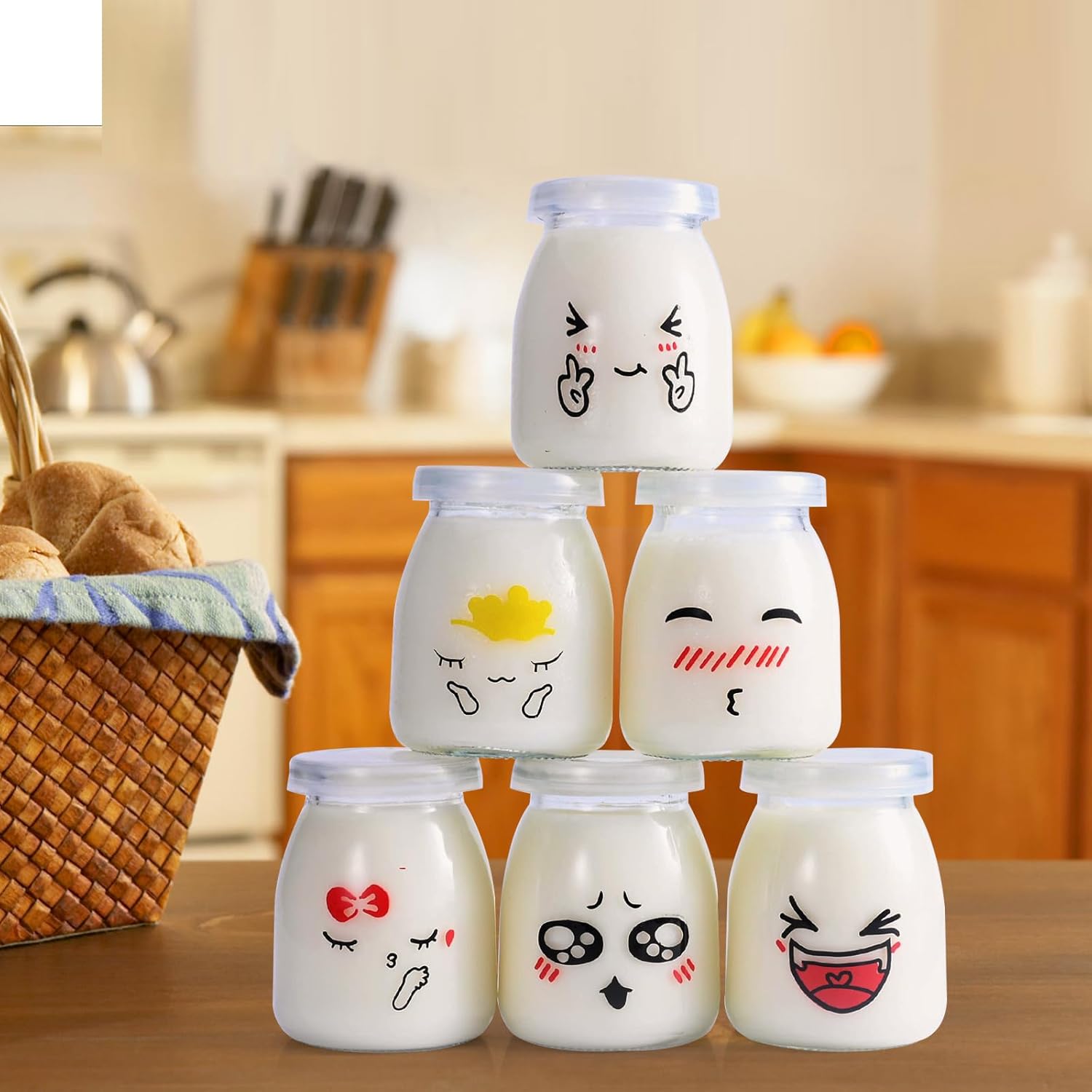 Mumdoyal Vasetti per Yogurt con Coperchio (12 pezzi) - immagine 6