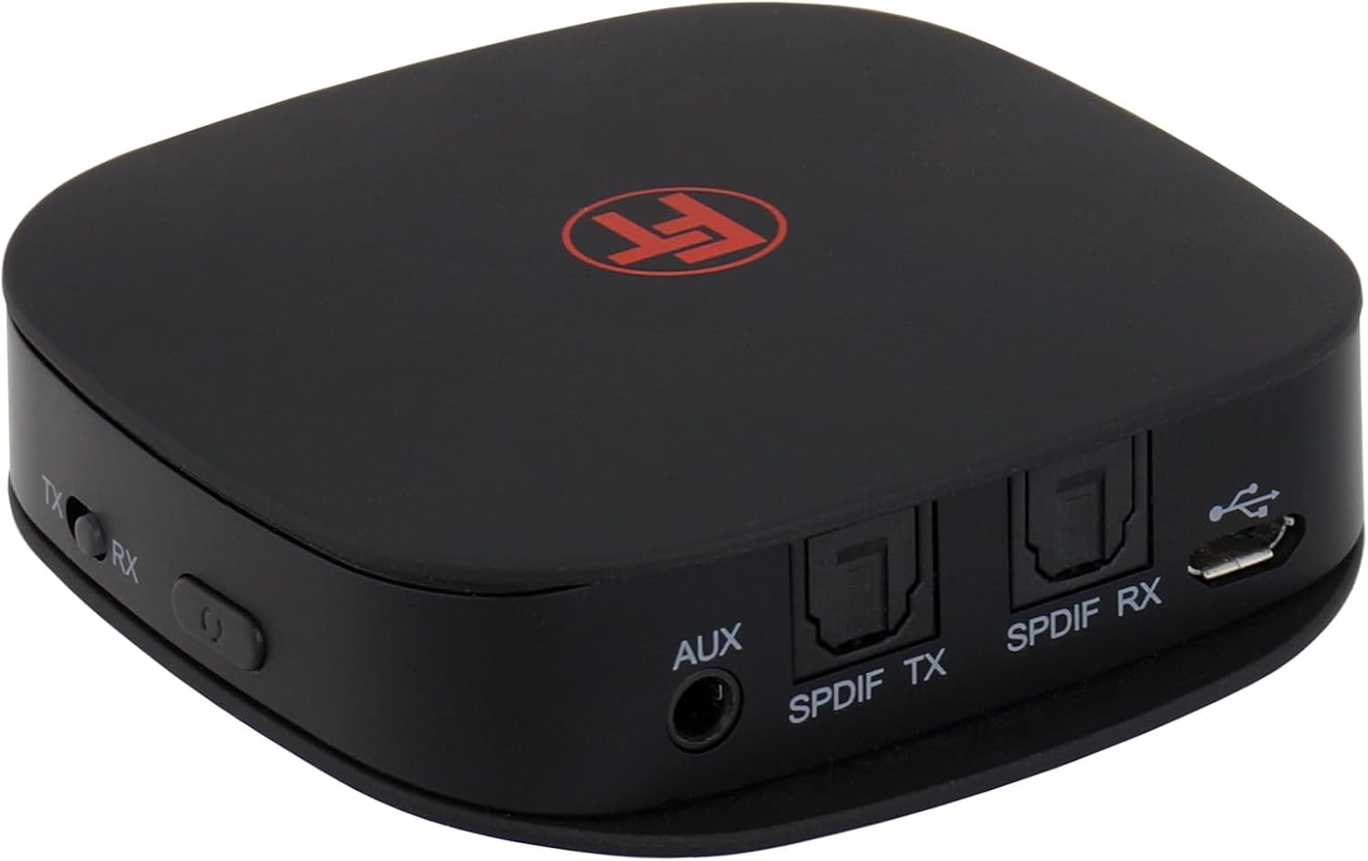 Feintech Trasmettitore Audio Bluetooth 5.0 aptX HD, Nero - immagine 2