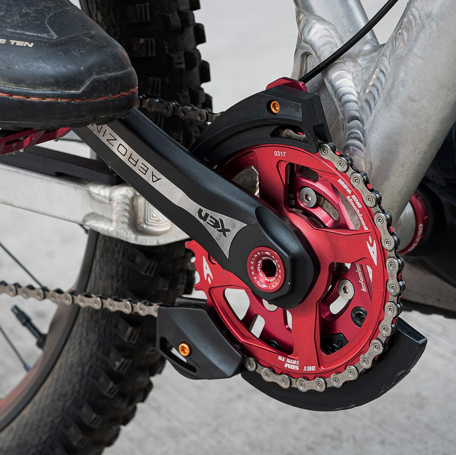 Funn Zippa DH Guida per Catena ISCG05, Arancione - immagine 5