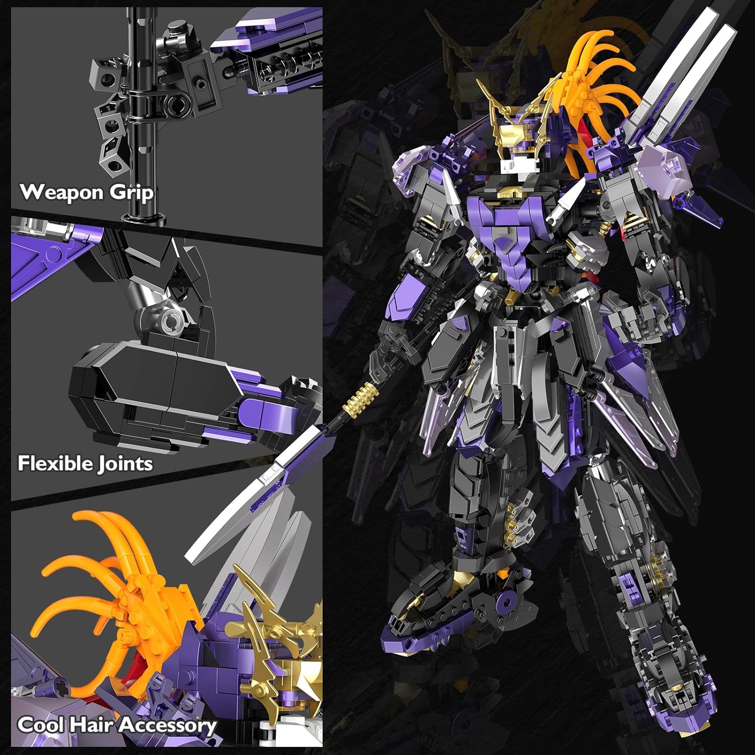 JMBricklayer Technik-Mech Bauset 70152 - Kit Mecha - immagine 3