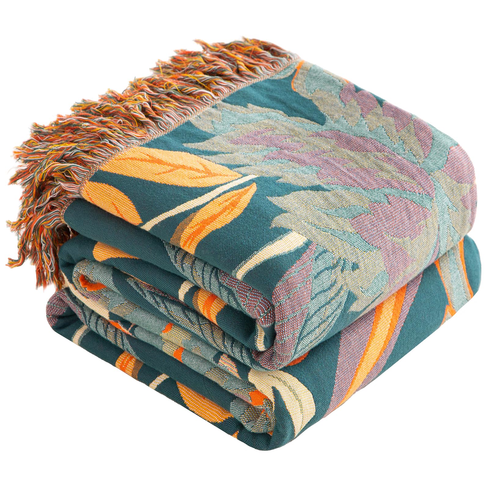 Se Softexly Coperta Boho 100% Cotone 200x230cm