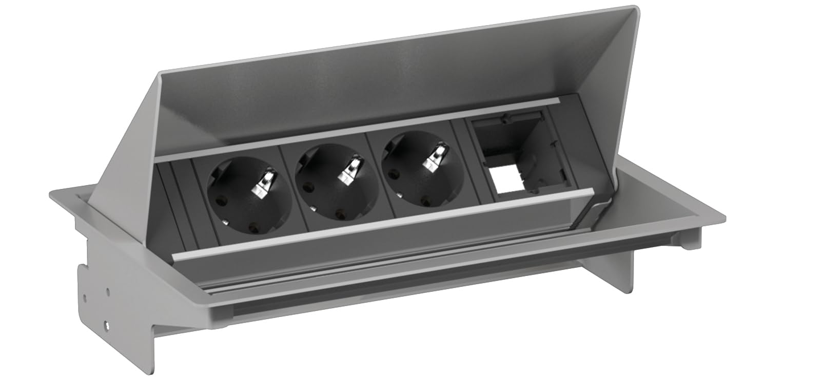 Bachmann 900.400 CONEO Set 3xCEE7/3 1xCM Power, W125898860 (0,2m GST18), argento