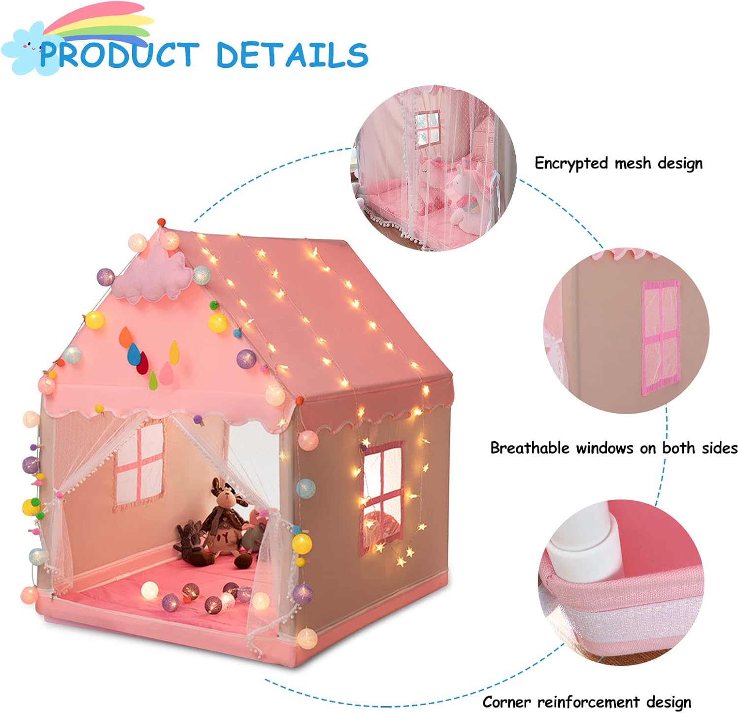 Ergocar Tenda da Gioco per Bambini - Castello dei Sogni - immagine 6