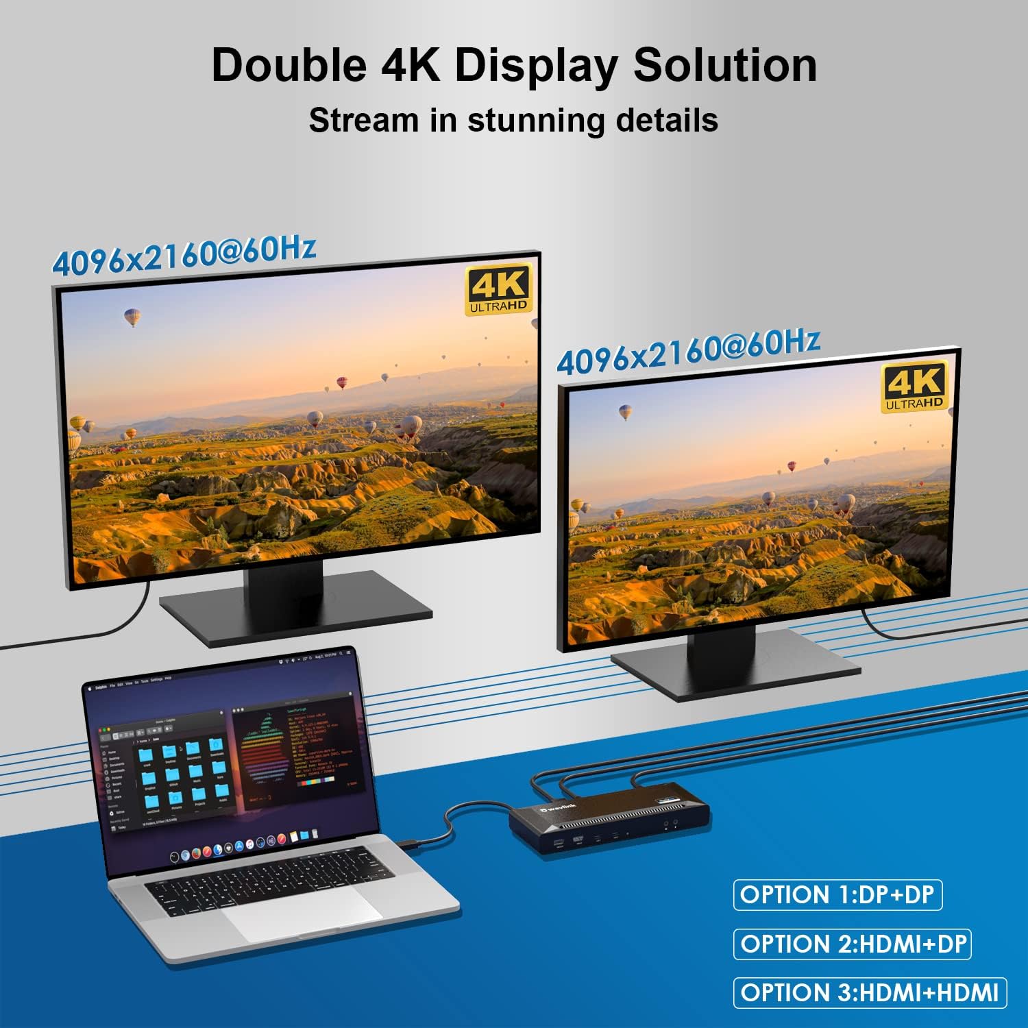 Wavlink Docking Station USB C Universale 60W - immagine 3