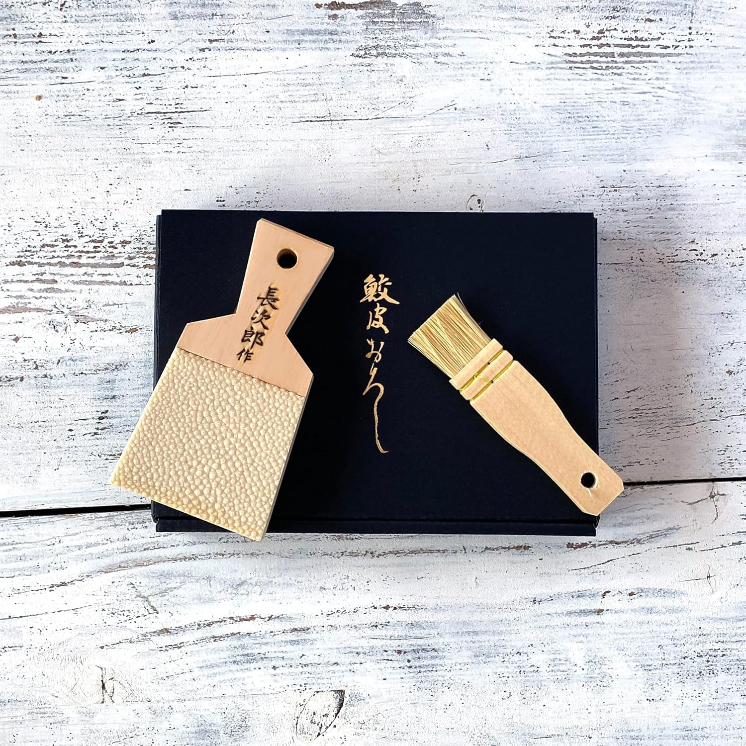 Comodo set di pennelli medio Chojiro grattugiato al wasabi - immagine 1