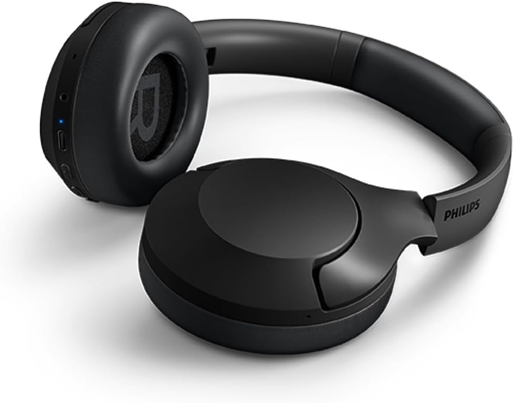 Philips TAH8506BK - Cuffie Wireless ANC 60h, Nero - immagine 1