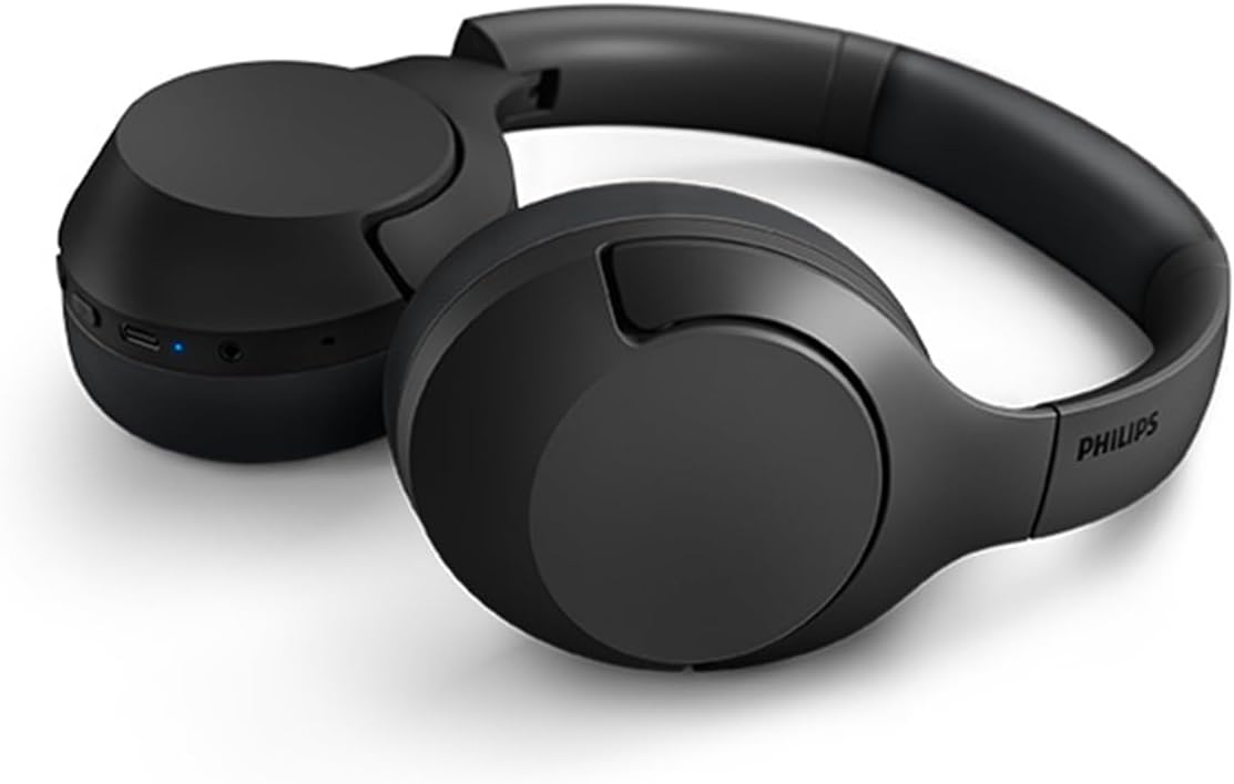 Philips TAH8506BK - Cuffie Wireless ANC 60h, Nero - immagine 2