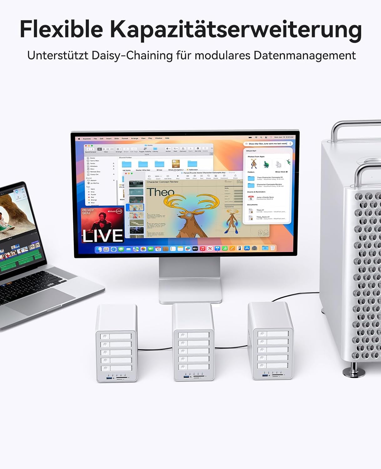 Orico Docking Station All-flash 5-Bay RAID USB 3.2 - immagine 3