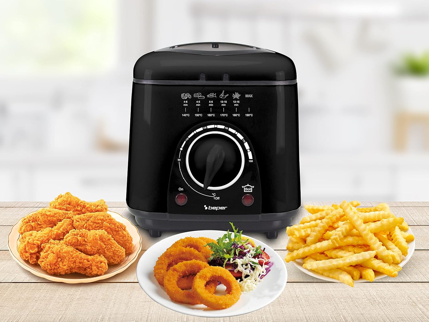 Beper Friggitrice Elettrica P101FRI100 1L 950W, Nera - immagine 7