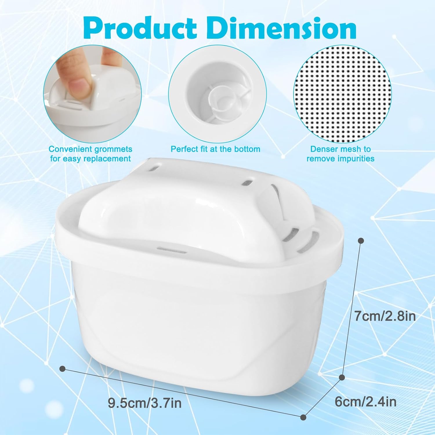 6 Pezzi Filtri Compatibili con Brita Maxtra+ - immagine 3