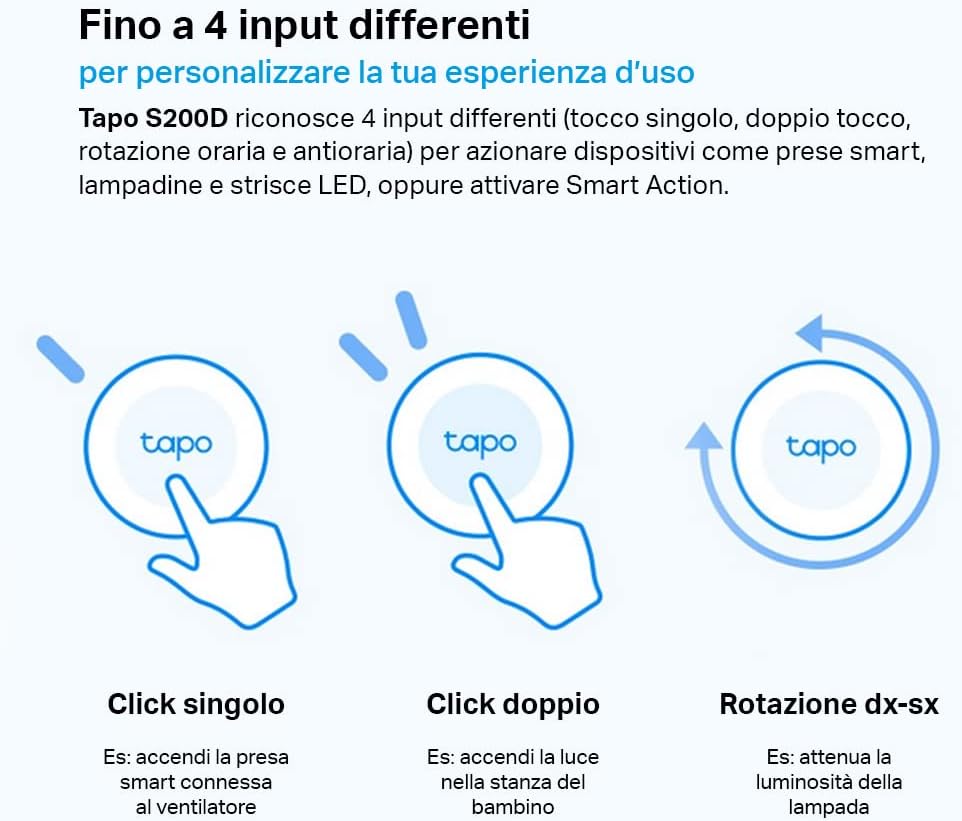 Tapo S200D Dimmer Remoto Intelligente - immagine 3