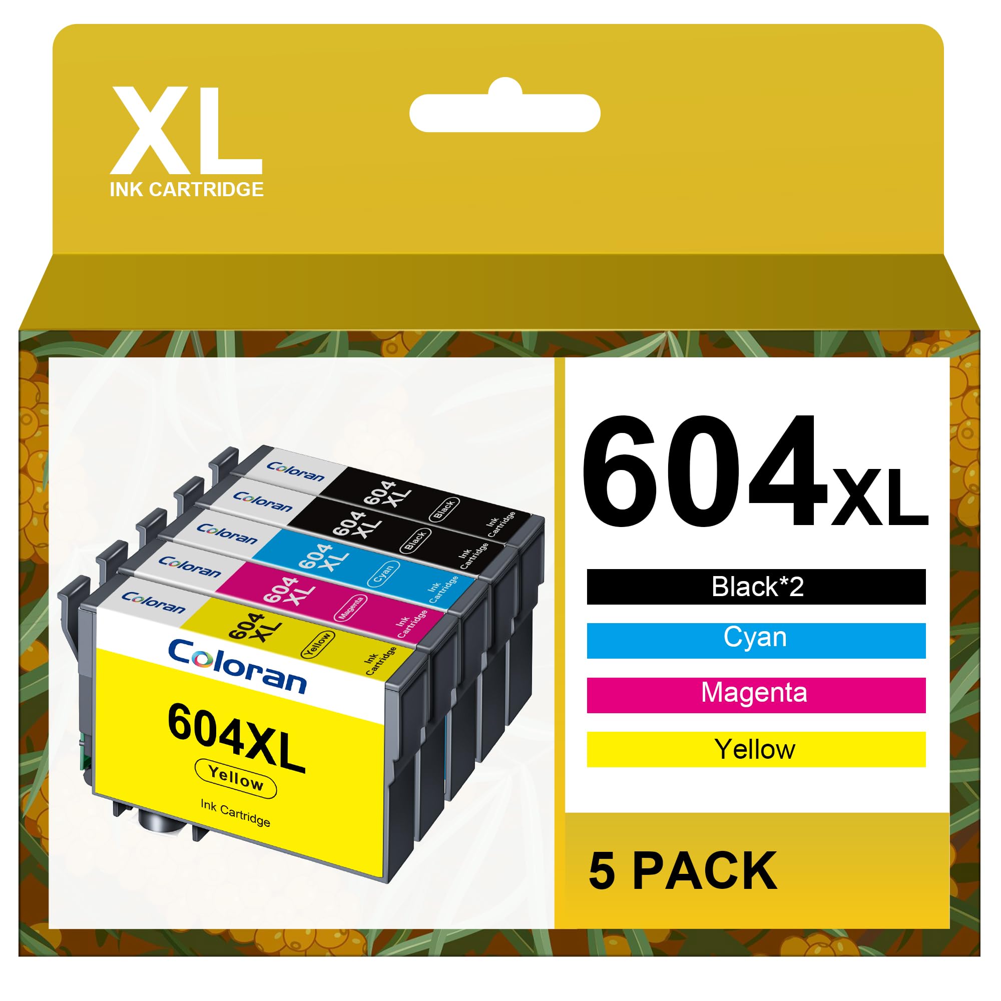604XL Cartucce Compatibili Alta Resa 5-Pack