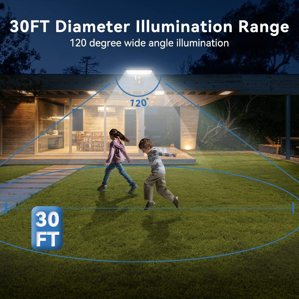 Jesled Luce Solare LED Esterno [2 Pezzi] 90 LED - immagine 3