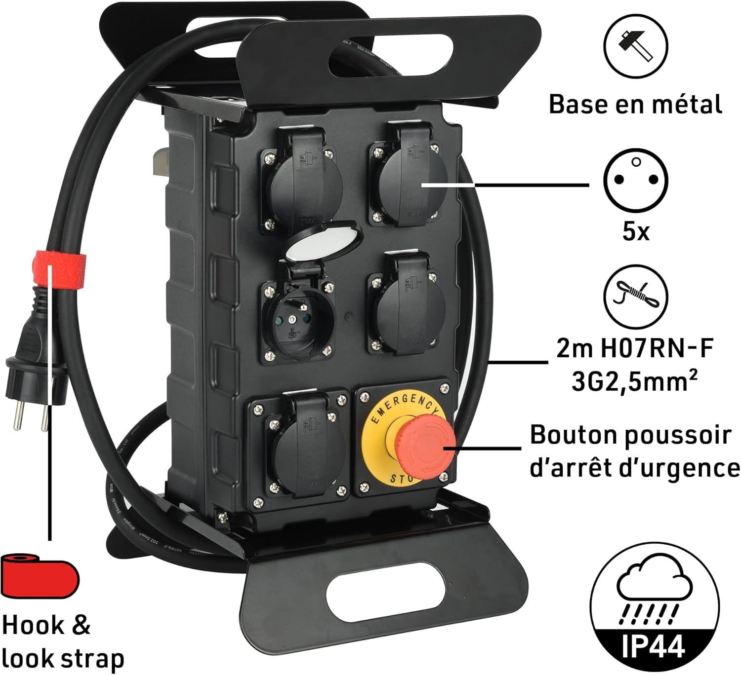 Electraline Cofanetto di Cantiere 16A IP44 - immagine 2