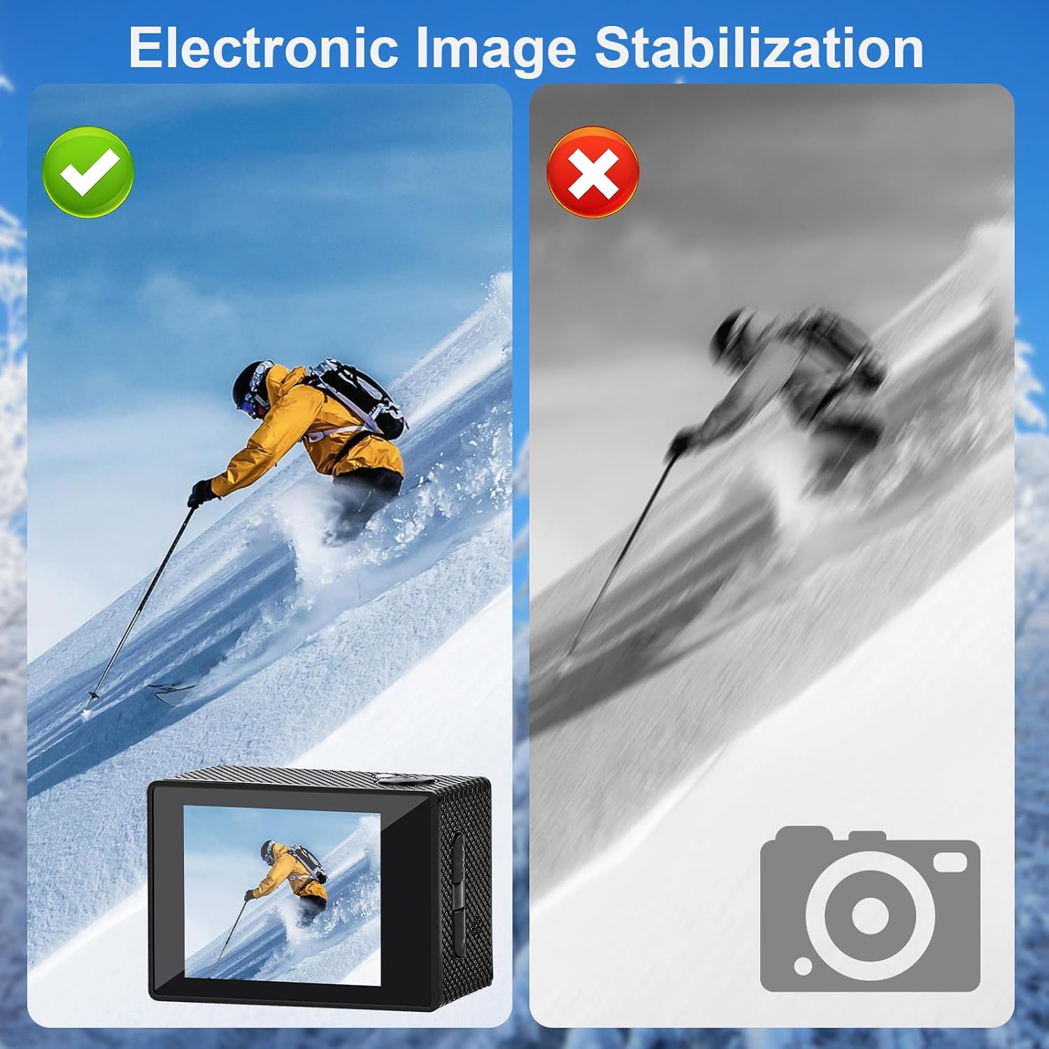 Comius Sharp Action Cam 4K 16MP, Bianco | Velz