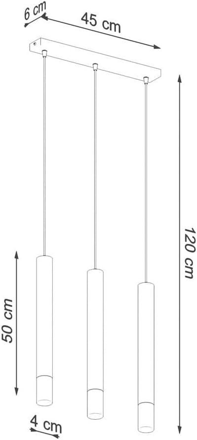 Sollux Lighting Pendente Light Wezyr 3 White - immagine 4