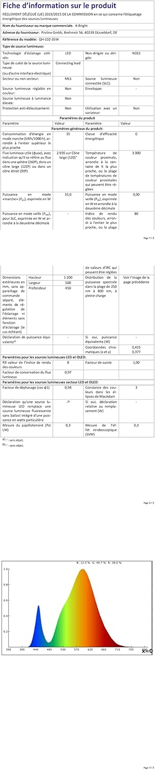 K-bright Applique da Parete Esterno 35W 3000K IP65 120CM - immagine 10