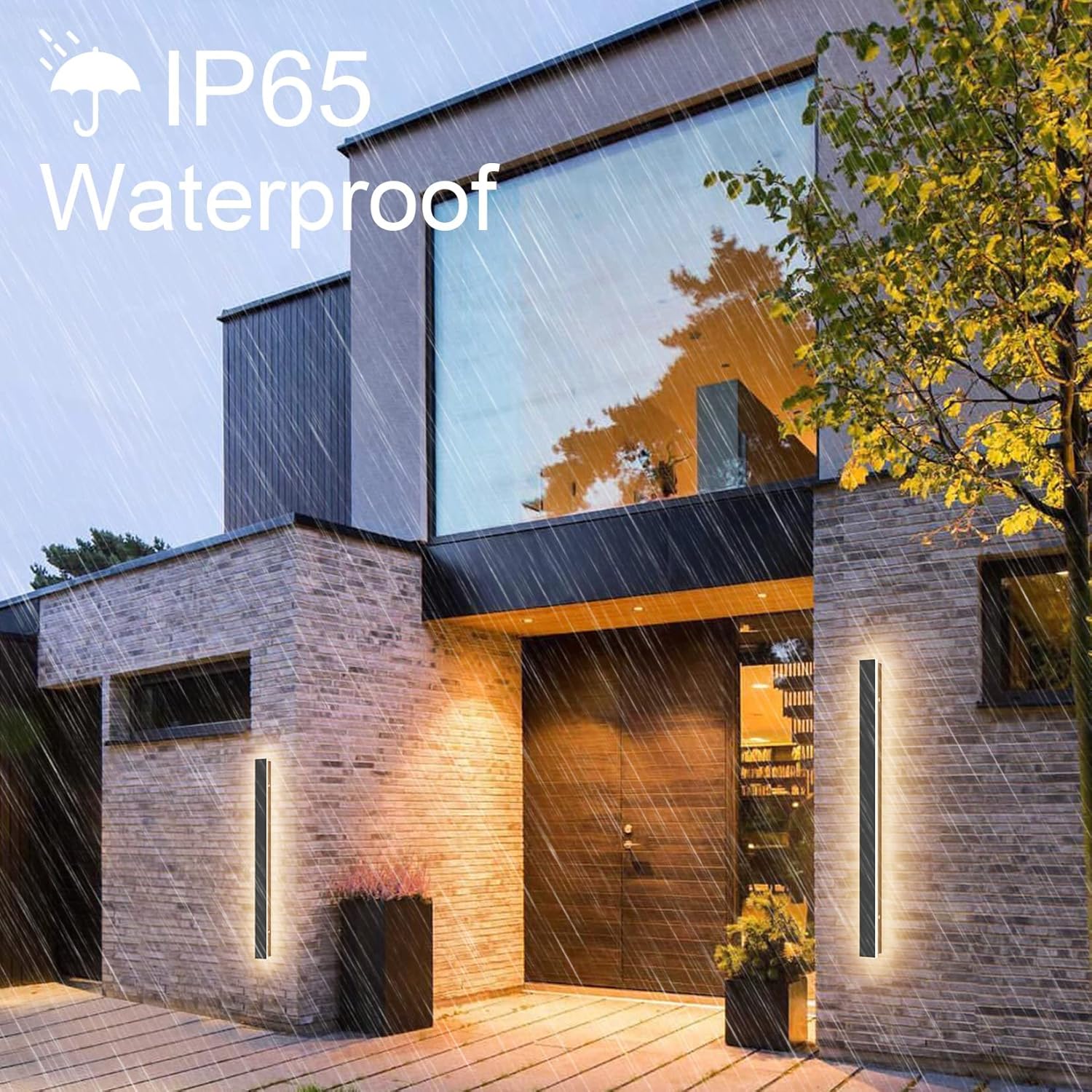 K-bright Applique da Parete Esterno 35W 3000K IP65 120CM - immagine 2